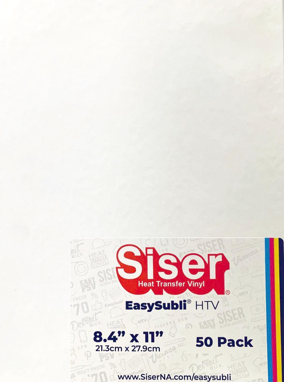 EasySubli HTV 8.4 x 11 (Sheets or 50pk) - Champion Crafter