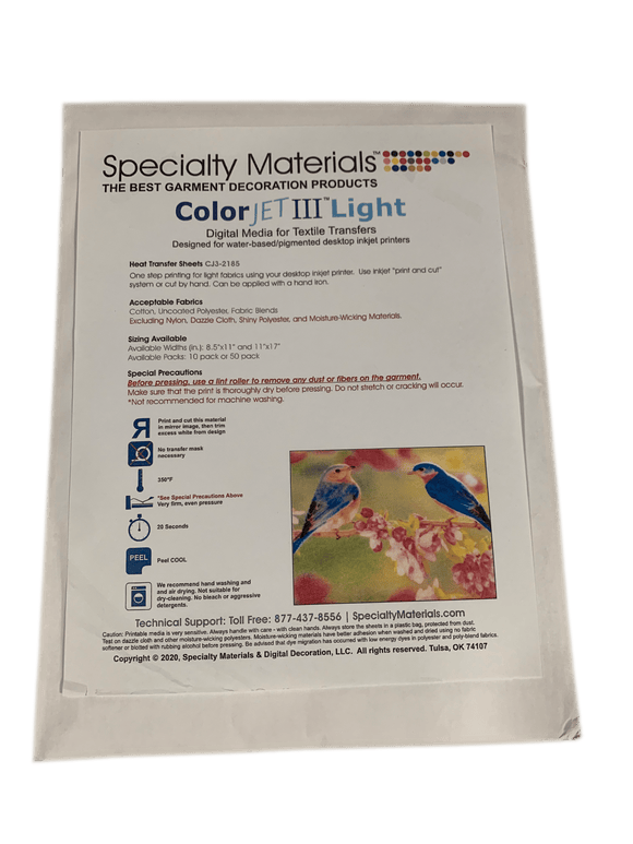 Inkjet HTV Light 8.5